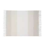 Coperta in poliestere riciclato effetto morbido tipo mohair 300g/m2 color beige seconda vista
