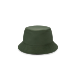Cappello panama in poliestere riciclato rPET idrorepellente color verde scuro prima vista
