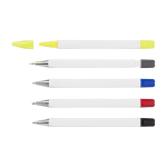 Set da scrittura con 3 penne 1 portamine e 1 evidenziatore seconda vista