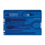 Set multiattrezzi Victorinox SwissCard Classic color blu prima vista