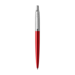 Penna in acciaio inox Parker Jotter Core con inchiostro blu color rosso prima vista