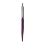 Penna in acciaio inox Parker Jotter Core con inchiostro blu color viola prima vista