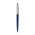 Penna in acciaio inox Parker Jotter Core con inchiostro blu color blu reale prima vista