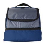 Borsa termica in poliestere con vano frigorifero nella parte inferiore color blu oltremare prima vista