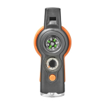 Set di sopravvivenza completo con 6 funzioni diverse color arancione prima vista