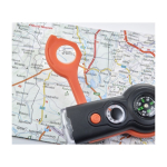 Set di sopravvivenza completo con 6 funzioni diverse color arancione undicesima vista