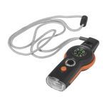 Set di sopravvivenza completo con 6 funzioni diverse color arancione