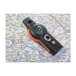 Set di sopravvivenza completo con 6 funzioni diverse color arancione sesta vista