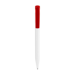Penna Stilolinea S45 in plastica con pulsante colorato inchiostro blu color rosso prima vista