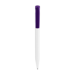 Penna Stilolinea S45 in plastica con pulsante colorato inchiostro blu color viola prima vista