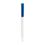 Penna Stilolinea S45 in plastica con pulsante colorato inchiostro blu color azzurro prima vista
