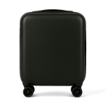 Trolley in ABS con ruote a 360° adatto come bagaglio a mano color nero prima vista