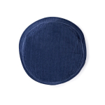 Cappello unisex stile bucket in velluto a coste da personalizzare color blu mare terza vista