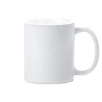 Tazza in ceramica per sublimazione con finitura lucida 320ml color bianco prima vista