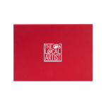Elegante scatola regalo in cartone rigido con chiusura magnetica color rosso quarta vista