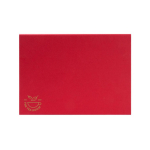 Elegante scatola regalo in cartone rigido con chiusura magnetica color rosso quinta vista
