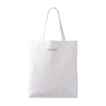 Borsa in poliestere dal tocco morbido per sublimazione 280 g/m2 color bianco vista dettaglio 5