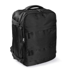 Zaino da viaggio in poliestere per laptop 15'' color nero terza vista