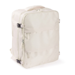 Zaino da viaggio in poliestere per laptop 15'' color bianco seconda vista