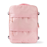 Zaino da viaggio in poliestere per laptop 15'' color rosa prima vista