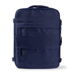 Zaino da viaggio in poliestere per laptop 15'' color blu mare prima vista
