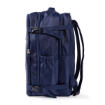 Zaino da viaggio in poliestere per laptop 15'' color blu mare terza vista