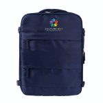 Zaino da viaggio in poliestere per laptop 15'' color blu mare quinta vista