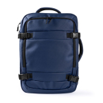 Zaino da viaggio in poliestere per laptop 16'' color blu prima vista