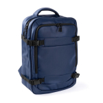 Zaino da viaggio in poliestere per laptop 16'' color blu seconda vista