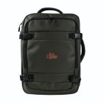 Zaino da viaggio in poliestere per laptop 16'' color verde quinta vista