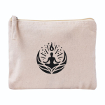 Pochette rettangolare in cotone biologico certificato GOTS color naturale quinta vista