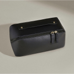 Beauty case da viaggio in PU con finitura morbida 400 g/m2 color nero quinta vista