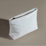 Pochette rettangolare in poliestere imbottito e morbido 120 g/m2 color bianco quinta vista