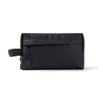 Beauty case in similpelle con manico laterale 500 g/m2 color nero prima vista