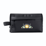 Beauty case in similpelle con manico laterale 500 g/m2 color nero quinta vista