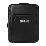 Zaino da lavoro per laptop in similpelle 15'' color nero quarta vista