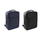 Zaino da lavoro per laptop in similpelle 15'' color nero quinta vista