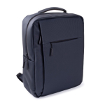 Zaino da lavoro per laptop in similpelle 15'' color blu mare seconda vista