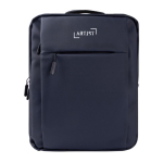 Zaino da lavoro per laptop in similpelle 15'' color blu mare quinta vista