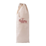 Sacchetto per il pane in cotone riciclato con chiusura a cordino color naturale quarta vista