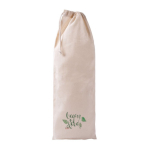 Sacchetto per il pane in cotone riciclato con chiusura a cordino color naturale quinta vista