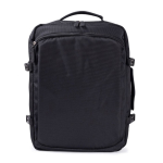 Zaino da viaggio compatibile con trolley e laptop da 15'' color nero prima vista