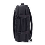 Zaino da viaggio compatibile con trolley e laptop da 15'' color nero quarta vista