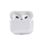 Auricolari wireless con 3 ore di riproduzione in custodia bianca color bianco prima vista