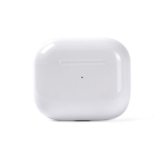 Auricolari wireless con 3 ore di riproduzione in custodia bianca color bianco quarta vista