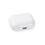 Auricolari wireless con 3 ore di riproduzione in custodia bianca color bianco quinta vista