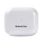 Auricolari wireless con 3 ore di riproduzione in custodia bianca color bianco vista dettaglio 2