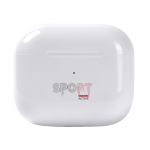 Auricolari wireless con 3 ore di riproduzione in custodia bianca color bianco vista dettaglio 3