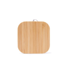 Set di cavi con diversi connettori in custodia da trasporto in bambù color legno terza vista