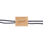 Cavo di ricarica da 1M con dettaglio in bambù da personalizzare color nero sesta vista